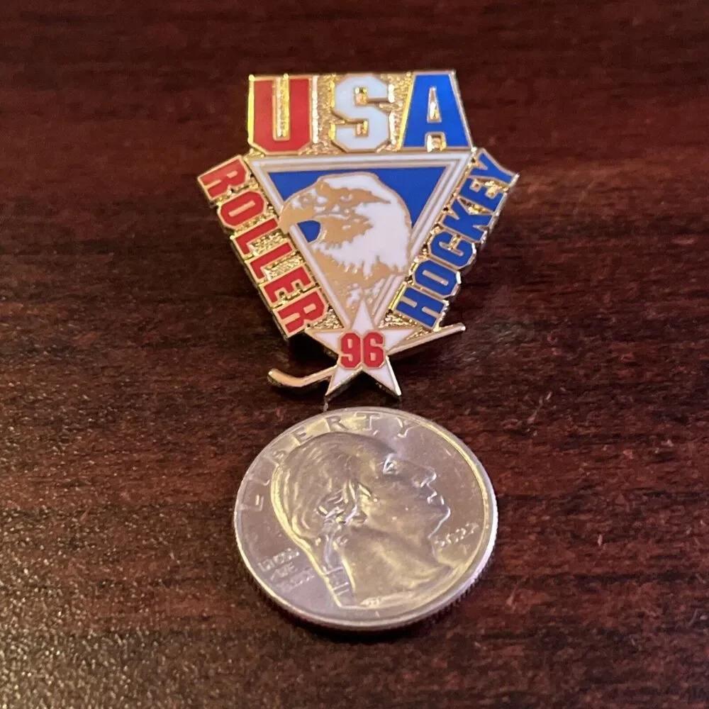 1996 Atlanta Olympic Summer‎ Games Team USA Roller Hockey Event Lapel Pin